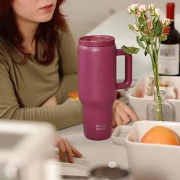 BOTTLE BOTTLE 40 oz Stainless Steel Tumbler with Straw