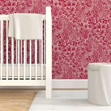 Maximalist Tiger Tropical Wallpaper - Removable 12ft x 2ft