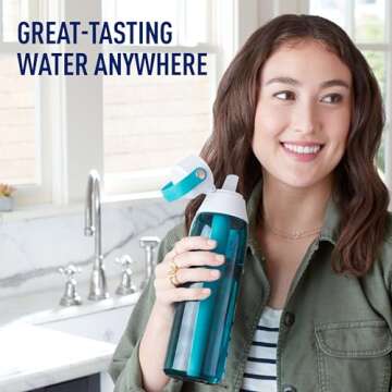 Brita Premium Filtering Water Bottle BPA-Free Reusable