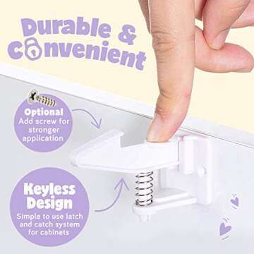 Buy Ashtonbee Baby Proofing Cabinet Locks, Pack of 12