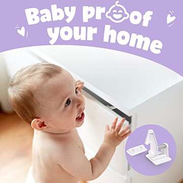 Buy Ashtonbee Baby Proofing Cabinet Locks, Pack of 12