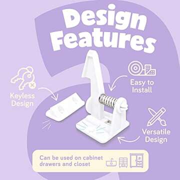 Buy Ashtonbee Baby Proofing Cabinet Locks, Pack of 12