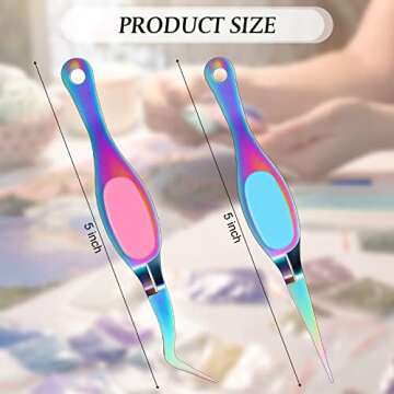 Chumia Reverse Craft Tweezers – Precision & Comfort