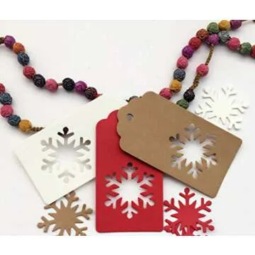150 Premium Kraft Christmas Gift Tags with Twine