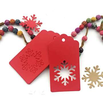 150 Premium Kraft Christmas Gift Tags with Twine