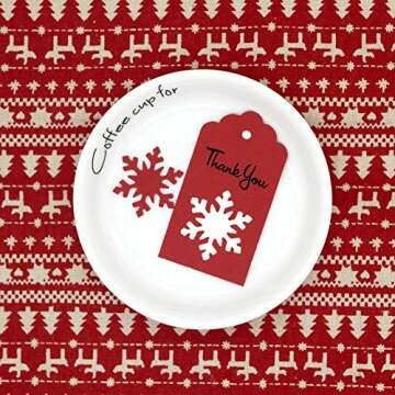 150 Premium Kraft Christmas Gift Tags with Twine