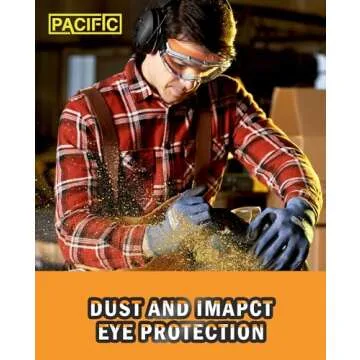 PACIFIC PPE Safety Goggles for Eye Protection Over Glasses