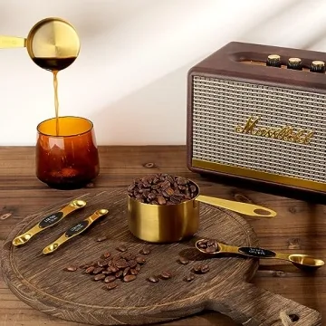GuDoQi Gold Magnetic Measuring Cups & Spoons Set
