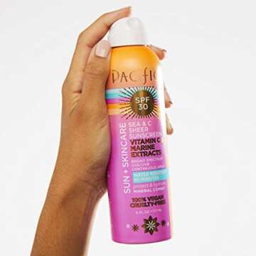 Pacifica Sunscreen SPF 30 for Body & Skincare Protection