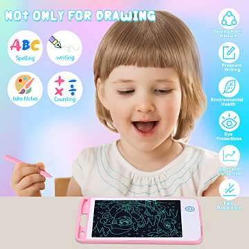 4 Pieces 6.5 Inch LCD Writing Tablet for Kids
