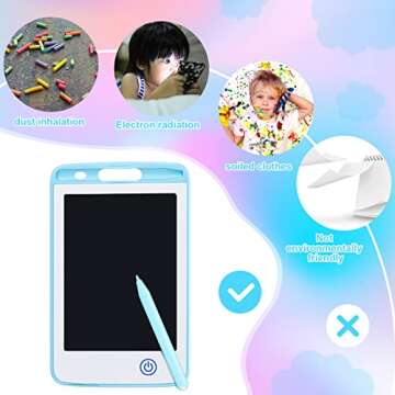 4 Pieces 6.5 Inch LCD Writing Tablet for Kids