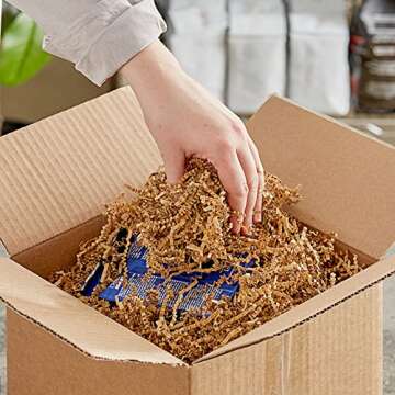 Uptotop 4oz Crinkle Cut Paper Shred for Gift Wrapping