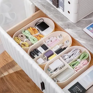 Yesesion Stylish Cable Organizer Box for Home and Office