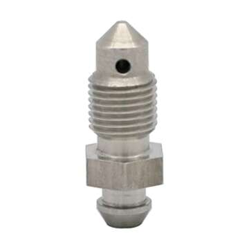 KRD PERFORMANCE Stainless Steel -3 AN Brake Bleed Nipple Screw Bleeder Fitting