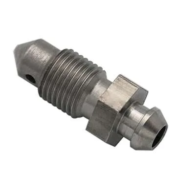 KRD PERFORMANCE Stainless Steel -3 AN Brake Bleed Nipple Screw Bleeder Fitting