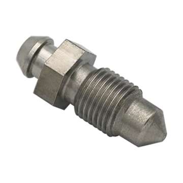 KRD PERFORMANCE Stainless Steel -3 AN Brake Bleed Nipple Screw Bleeder Fitting