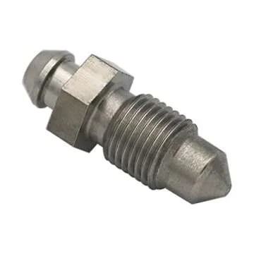 KRD PERFORMANCE Stainless Steel -3 AN Brake Bleed Nipple Screw Bleeder Fitting