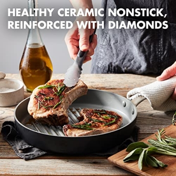 GreenPan 11" Grill Pan - Nonstick & Oven Safe for Home Cooking