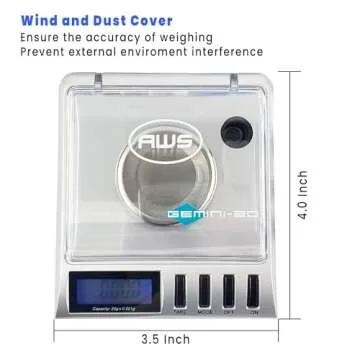 Gemini-20 Milligram Scale – 20g x 0.001g Precision