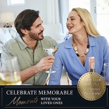 Elegant Elixir Glassware Martini Glasses Set of 4