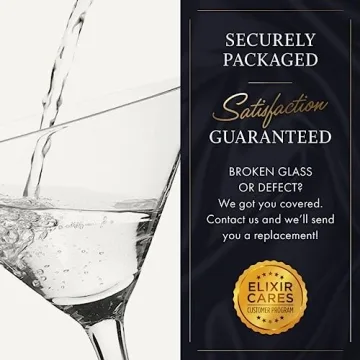 Elegant Elixir Glassware Martini Glasses Set of 4