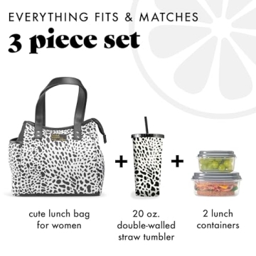 Stylish Fit & Fresh Insulated Lunch Bag for Women