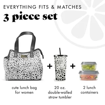 Stylish Fit & Fresh Insulated Lunch Bag for Women
