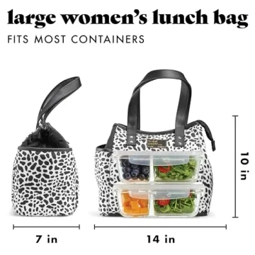 Stylish Fit & Fresh Insulated Lunch Bag for Women