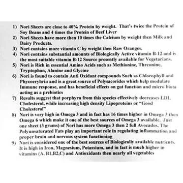 RawNori Organic Raw Nori Flakes Vegan 4 oz / 113 g Non-GMO, Dried Sushi Seaweed…