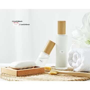 ONLYKXY 280pcs Clear Bathroom Labels Waterproof Beauty Organization Refillable Bottle Stickers Skin Care Product Sub-Bottling Label Shampoo Body wash Dispenser Sticker,Lotion Cream Toner Makeup Label