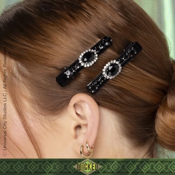 Scünci WICKED Elphaba Rhinestone Salon Clips Glamorous Hold