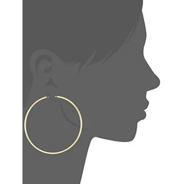 Gold Large Endless Hoop Earrings for All Occasions