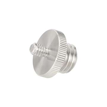 CAMVATE 5/8"-11 Male to 1/4"-20 Male Survey Adapter for Tripod Laser Level Bosch - 3286