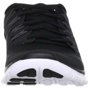 Nike Men's Free 5.0+ Breathe Running Black / Metallic Dark Grey / White Synthetic Shoe - 9 D(M) US