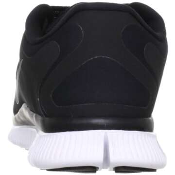 Nike Men's Free 5.0+ Breathe Running Black / Metallic Dark Grey / White Synthetic Shoe - 9 D(M) US