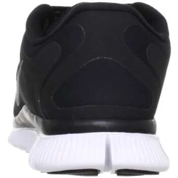 Nike Men's Free 5.0+ Breathe Running Black / Metallic Dark Grey / White Synthetic Shoe - 9 D(M) US