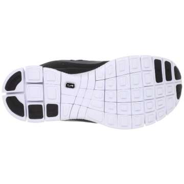 Nike Men's Free 5.0+ Breathe Running Black / Metallic Dark Grey / White Synthetic Shoe - 9 D(M) US