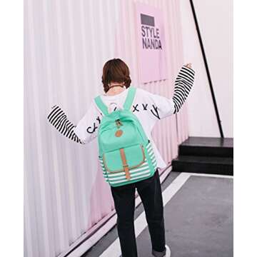 Gazigo Girls School Backpack Set - Stylish & Practical