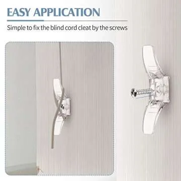 Jetec Window Cord Cleats - 48 Pieces for Safety and Style