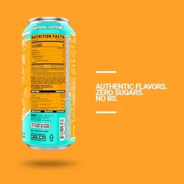 GHOST Energy Drink - Tropical Mango, 12-Pack for Energy