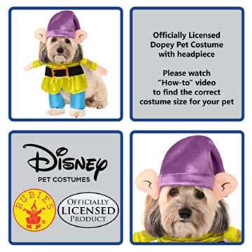Rubies Disney Snow White Dopey Pet Costume for Halloween and Themed Parties