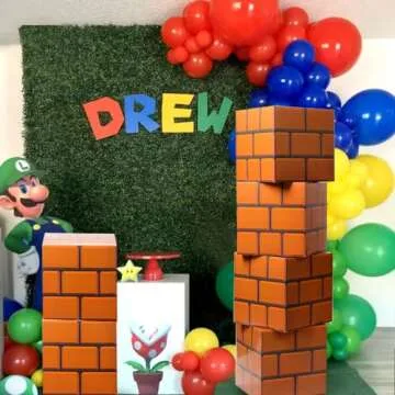SUYEPER 6PCS Big Brick Boxes For Birthday Party Christmas Party Game Party Favor Props Boxes (11.8 x...