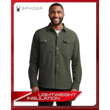 Spyder Men's Button Down Shirt - Stylish Performance Apparel