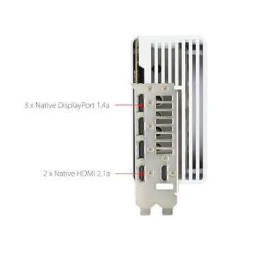 ASUS ROG Strix GeForce RTX™ 4080 Super White OC Edition Gaming Graphics Card (PCIe 4.0, 16GB GDDR6X, DLSS 3, HDMI 2.1a, DisplayPort 1.4a, Vapor Chamber, Power Sensing, Aura Sync)