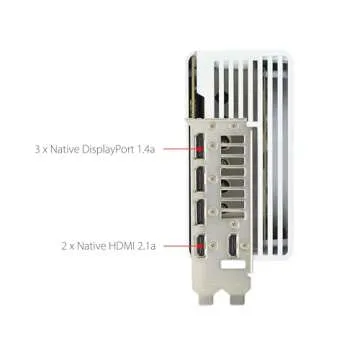 ASUS ROG Strix GeForce RTX™ 4080 Super White OC Edition Gaming Graphics Card (PCIe 4.0, 16GB GDDR6X, DLSS 3, HDMI 2.1a, DisplayPort 1.4a, Vapor Chamber, Power Sensing, Aura Sync)