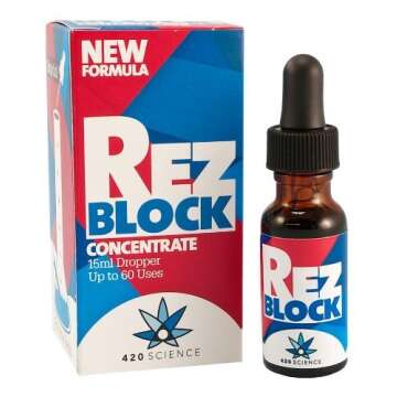 RezBlock Concentrate by 420 Science - 15ml - Pipe Glass Cleaner