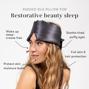 Drowsy Silk Sleep Mask for Total Darkness and Comfort