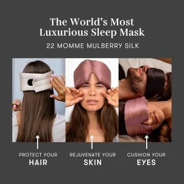Drowsy Silk Sleep Mask for Total Darkness and Comfort