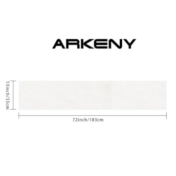 ARKENY 13x72 Merry Christmas Table Runner for Festive Decor