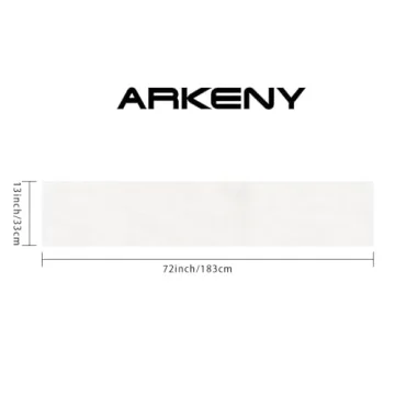 ARKENY 13x72 Merry Christmas Table Runner for Festive Decor